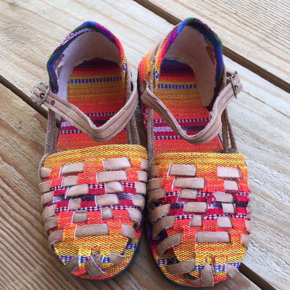 Mexican huaraches Mexican Sandals size 9US GIRLS